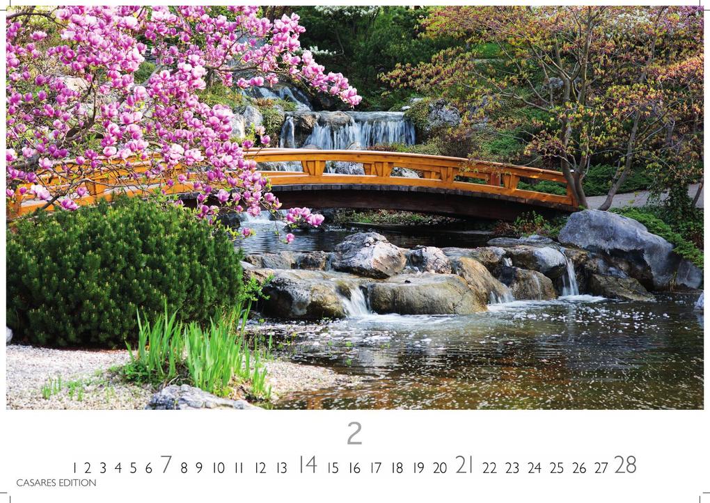 Weitere Ansicht: Gartenparadiese Kalender 2027- Der Kalender für alle, die Gärten lieben - Wandkalender | Gartenkalender | Fotokalender Naturkalender 50x35cm