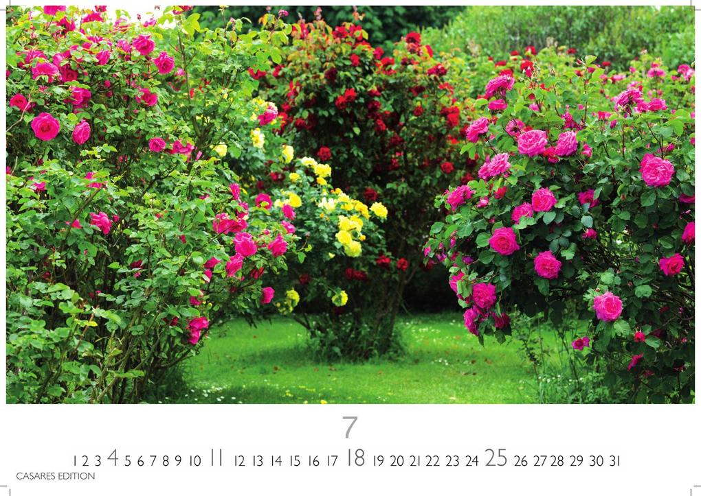 Weitere Ansicht: Gartenparadiese Kalender 2027- Der Kalender für alle, die Gärten lieben - Wandkalender | Gartenkalender | Fotokalender Naturkalender 50x35cm