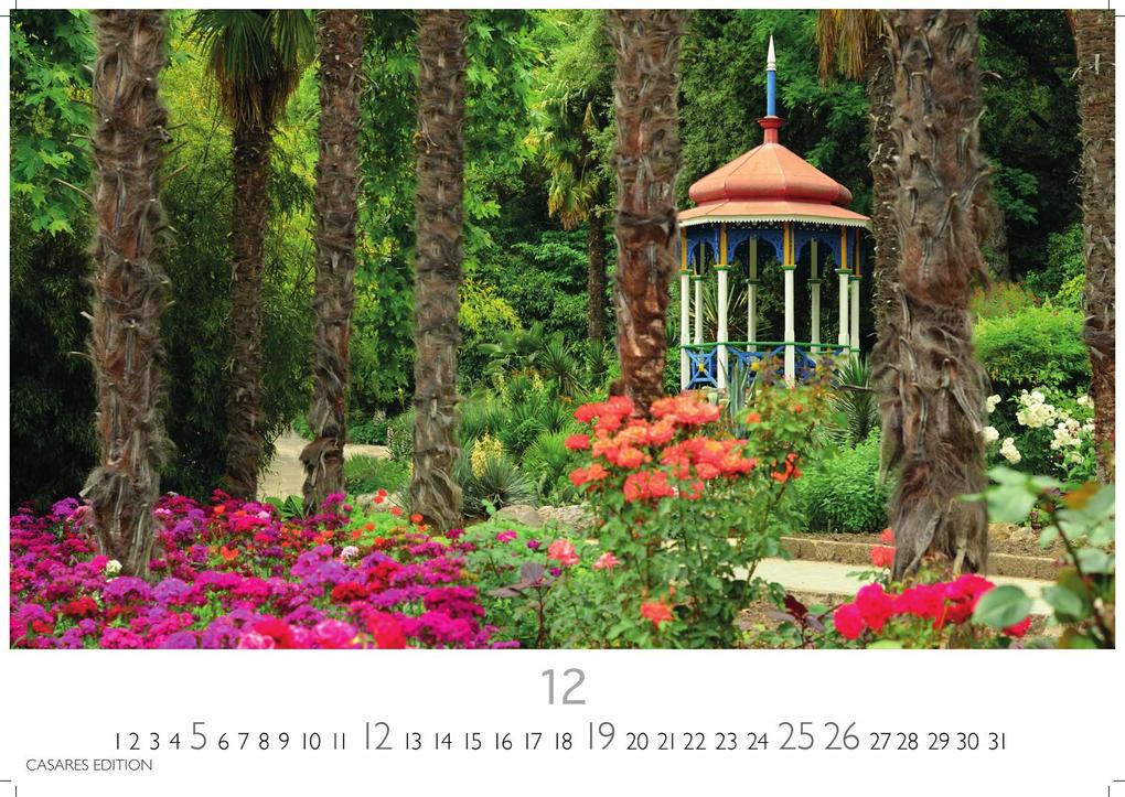 Weitere Ansicht: Gartenparadiese Kalender 2027- Der Kalender für alle, die Gärten lieben - Wandkalender | Gartenkalender | Fotokalender Naturkalender 50x35cm