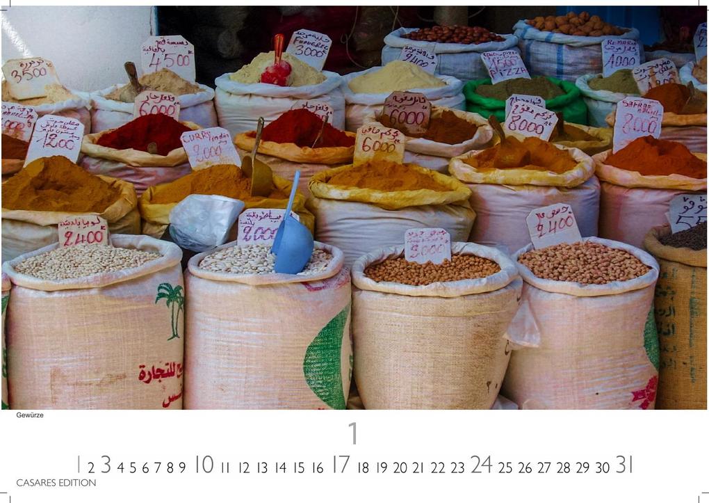 Weitere Ansicht: Tunesien Kalender 2027 - Wandkalender | Fotokalender Afrika 24x35 cm: Hochwertige Fotos, die die Kultur, Landschaften und Sehenswürdigkeiten Tunesiens zeigen.