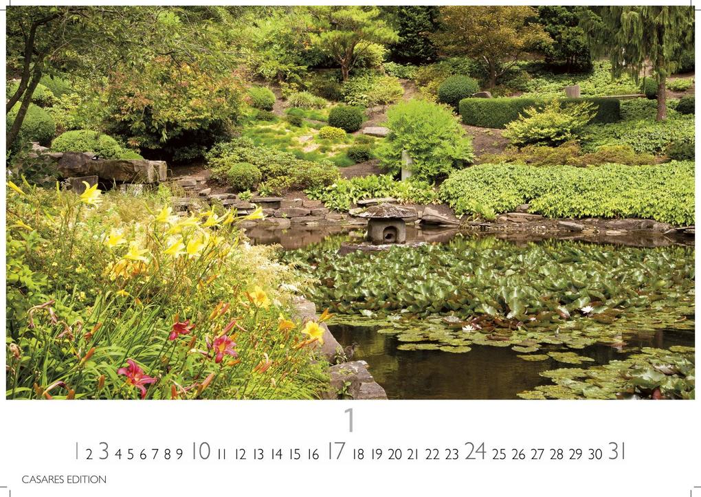 Weitere Ansicht: Japanische Gärten Kalender 2027 - Wandkalender | Fotokalender Asien 24x35cm - Fotografien authentischer japanischer Gärten, perfekt für Natur- und Gartenliebhaber