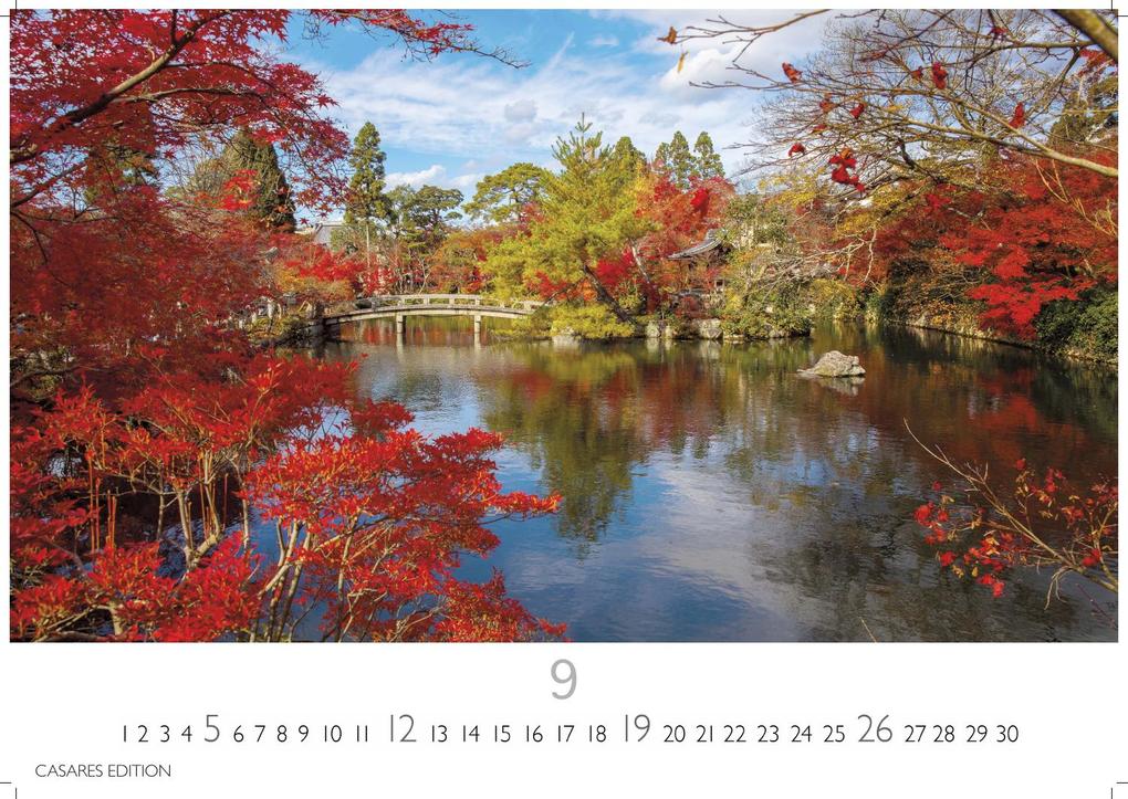 Weitere Ansicht: Japanische Gärten Kalender 2027 - Wandkalender | Fotokalender Asien 24x35cm - Fotografien authentischer japanischer Gärten, perfekt für Natur- und Gartenliebhaber