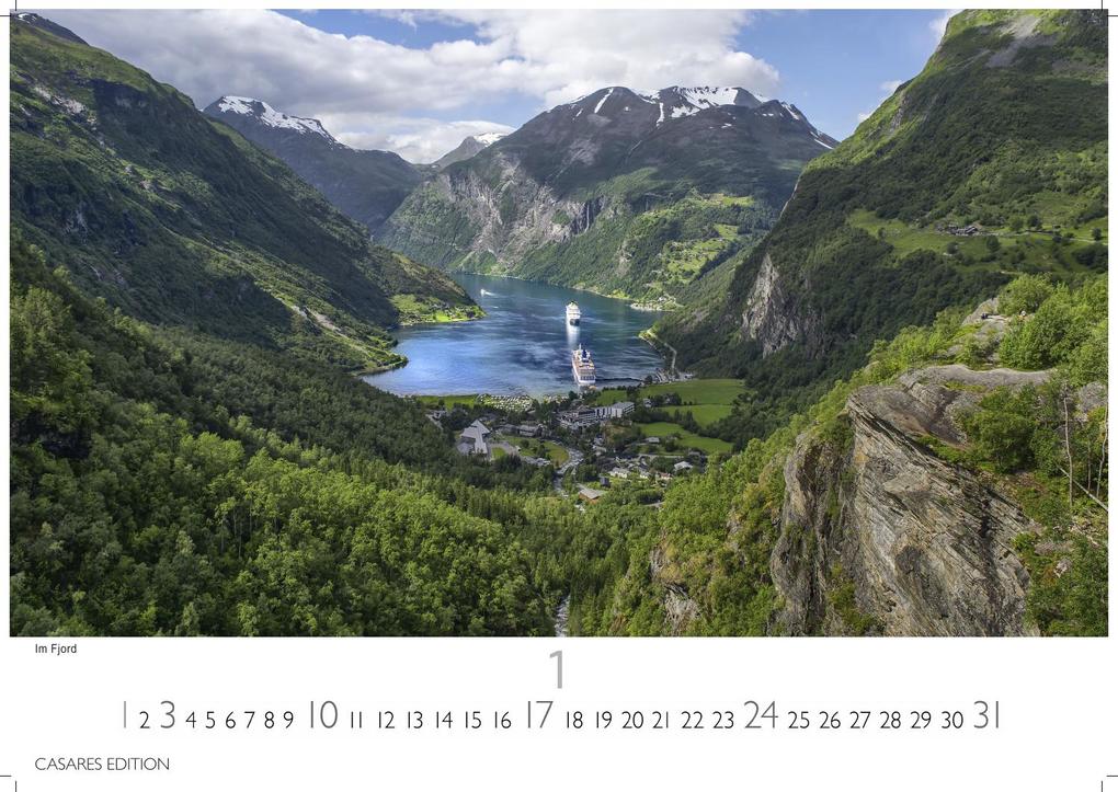 Weitere Ansicht: Norwegen Kalender 2027 - Wandkalender | Fotokalender Nordeuropa 24x35cm - Mit 12 atemberaubenden Norwegen-Fotografien, die die Schönheit der norwegischen Natur festhalten