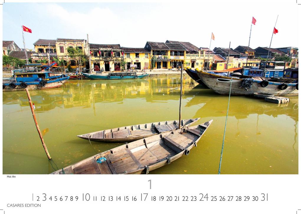 Weitere Ansicht: Vietnam Kalender 2027 - Wandkalender | Fotokalender Asien 24x35cm - Fotos von Vietnams beeindruckenden Landschaften und traditionellem Leben,perfekt für Vietnam-Liebhaber