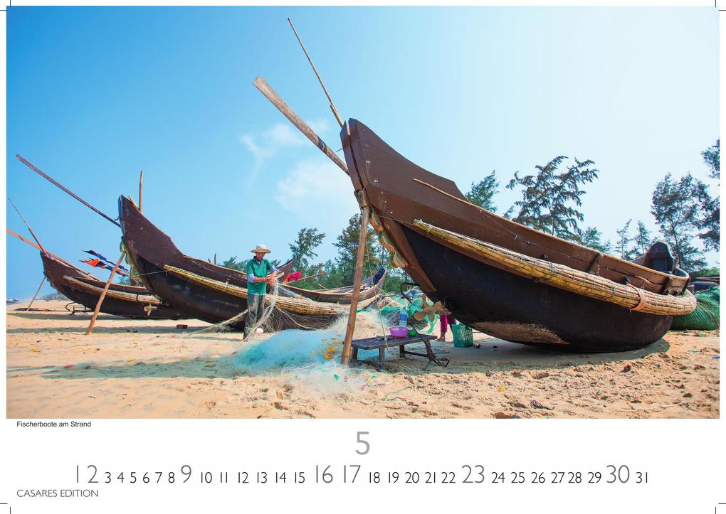 Weitere Ansicht: Vietnam Kalender 2027 - Wandkalender | Fotokalender Asien 24x35cm - Fotos von Vietnams beeindruckenden Landschaften und traditionellem Leben,perfekt für Vietnam-Liebhaber
