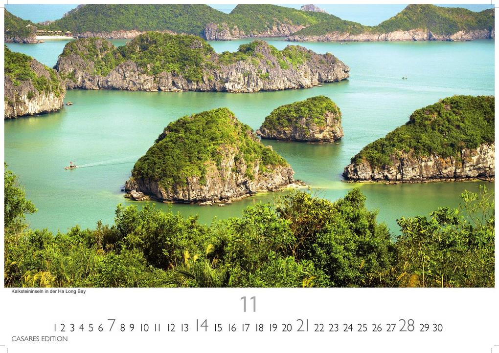 Weitere Ansicht: Vietnam Kalender 2027 - Wandkalender | Fotokalender Asien 24x35cm - Fotos von Vietnams beeindruckenden Landschaften und traditionellem Leben,perfekt für Vietnam-Liebhaber