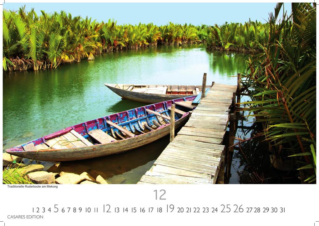 Weitere Ansicht: Vietnam Kalender 2027 - Wandkalender | Fotokalender Asien 24x35cm - Fotos von Vietnams beeindruckenden Landschaften und traditionellem Leben,perfekt für Vietnam-Liebhaber