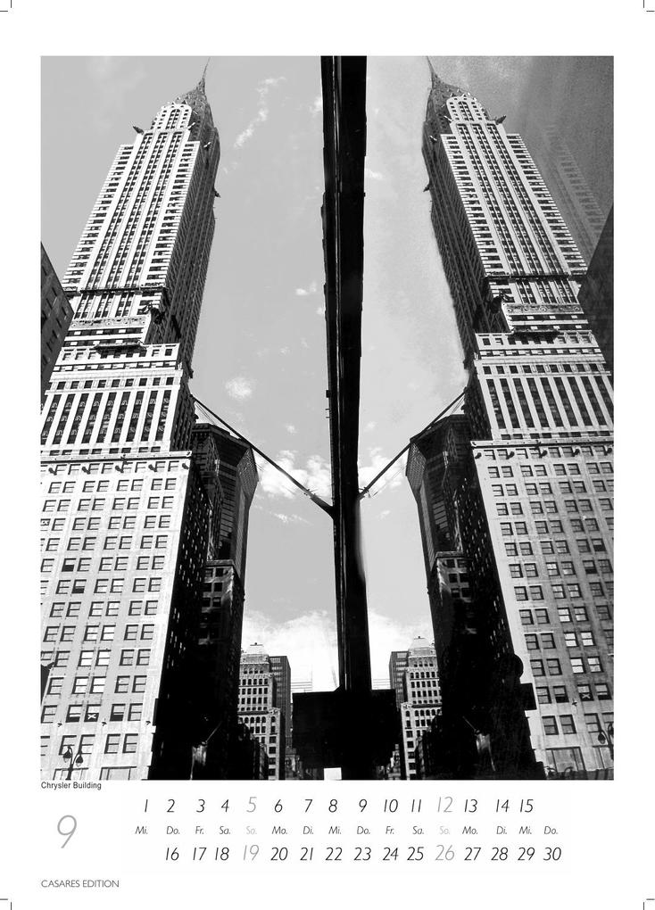 Weitere Ansicht: New York schwarz-weiss Kalender 2027 - Wandkalender | Fotokalender Nordamerika 59x42cm Grosses Format - Eleganter Schwarz-Weiß-Print mit beeindruckenden New York City Motiven | H. W. Schawe