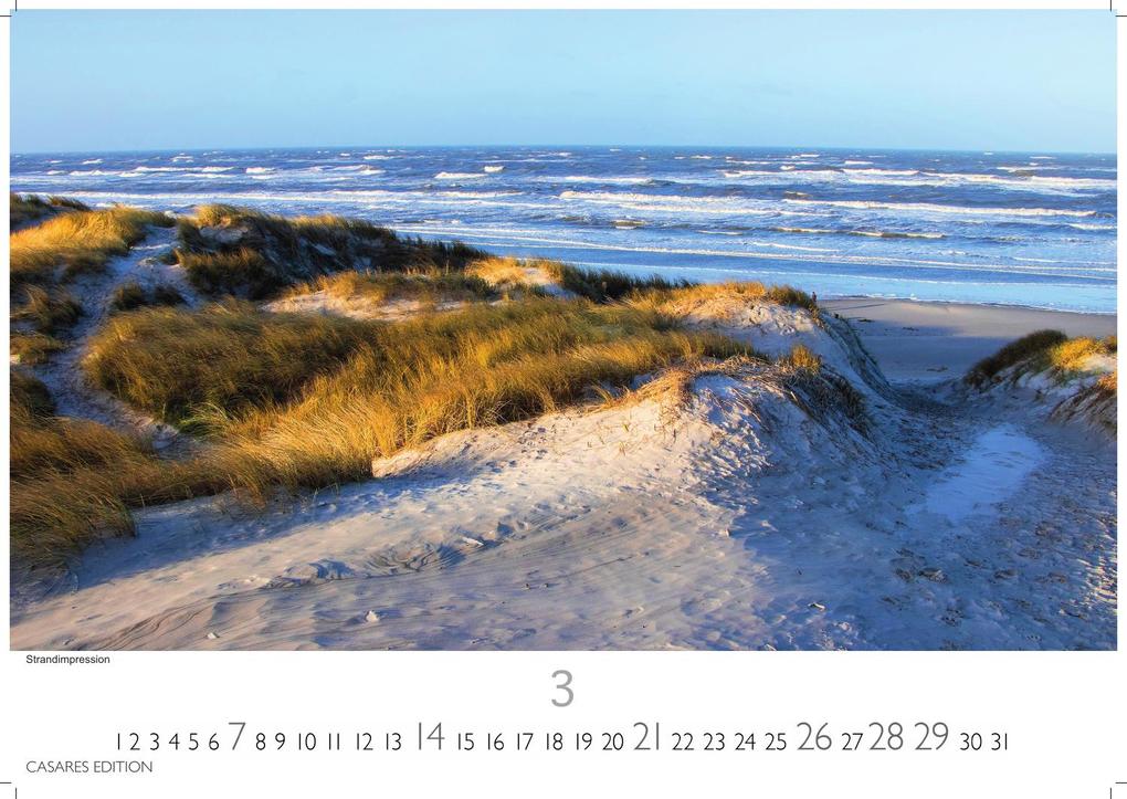 Weitere Ansicht: Nordseeküste Kalender 2027 - Wandkalender | Fotokalender Deutschland 35x24cm | in 12 eindrucksvollen Bildern - Natur, Gezeiten, Strand und weite Horizonte