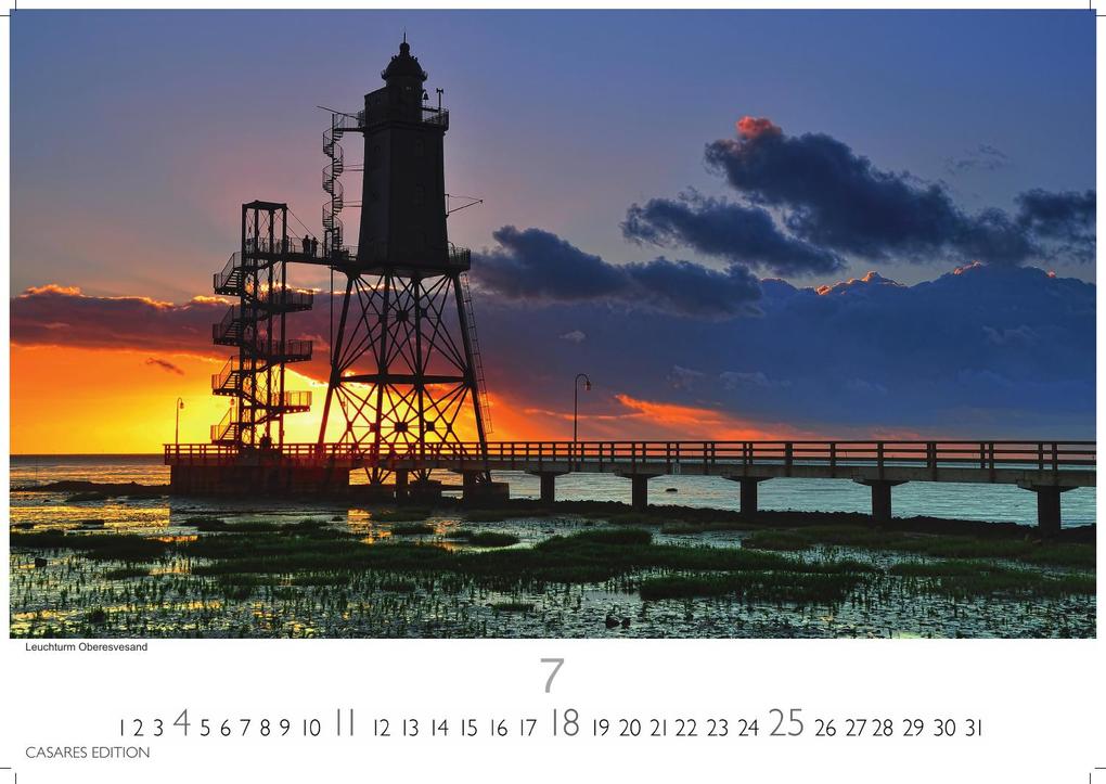 Weitere Ansicht: Nordseeküste Kalender 2027 - Wandkalender | Fotokalender Deutschland 35x24cm | in 12 eindrucksvollen Bildern - Natur, Gezeiten, Strand und weite Horizonte