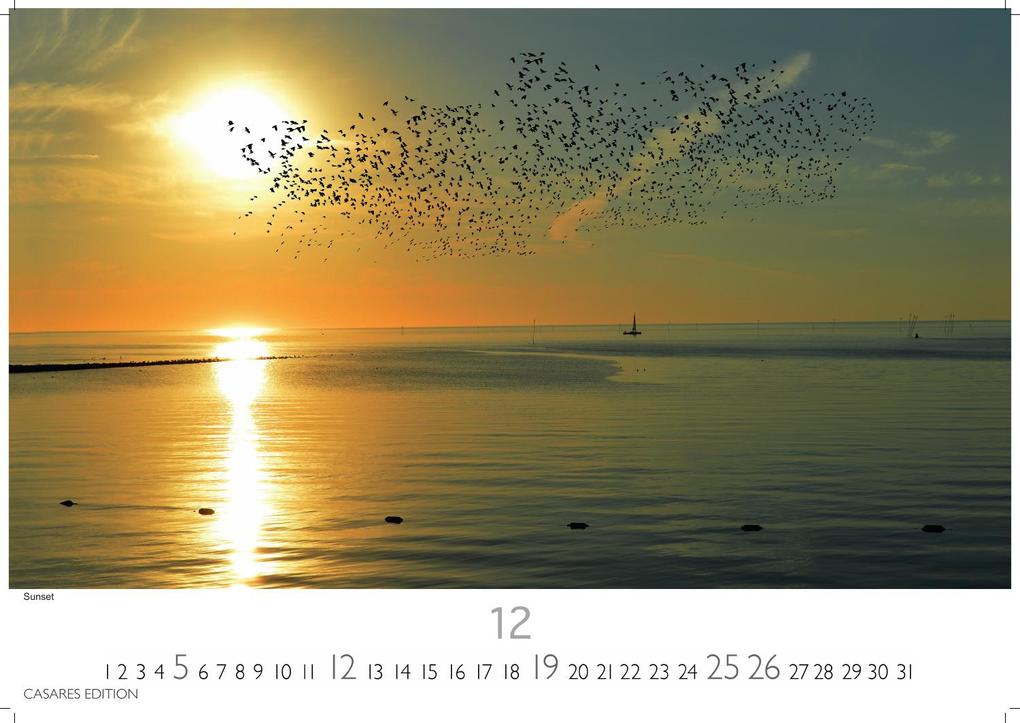 Weitere Ansicht: Nordseeküste Kalender 2027 - Wandkalender | Fotokalender Deutschland 35x24cm | in 12 eindrucksvollen Bildern - Natur, Gezeiten, Strand und weite Horizonte