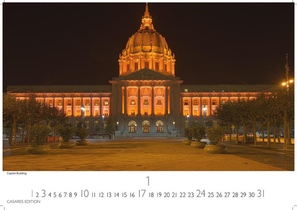 Weitere Ansicht: San Francisco Kalender 2027 - Wandkalender | Fotokalender Nordamerika 24x35cm - Golden Gate, Cable Cars & City Vibes als stilvolle Wanddeko für Fans der Westküste