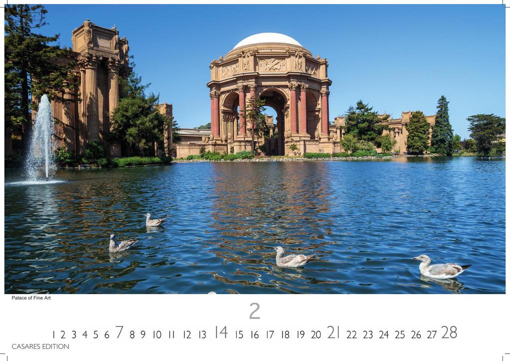 Weitere Ansicht: San Francisco Kalender 2027 - Wandkalender | Fotokalender Nordamerika 24x35cm - Golden Gate, Cable Cars & City Vibes als stilvolle Wanddeko für Fans der Westküste