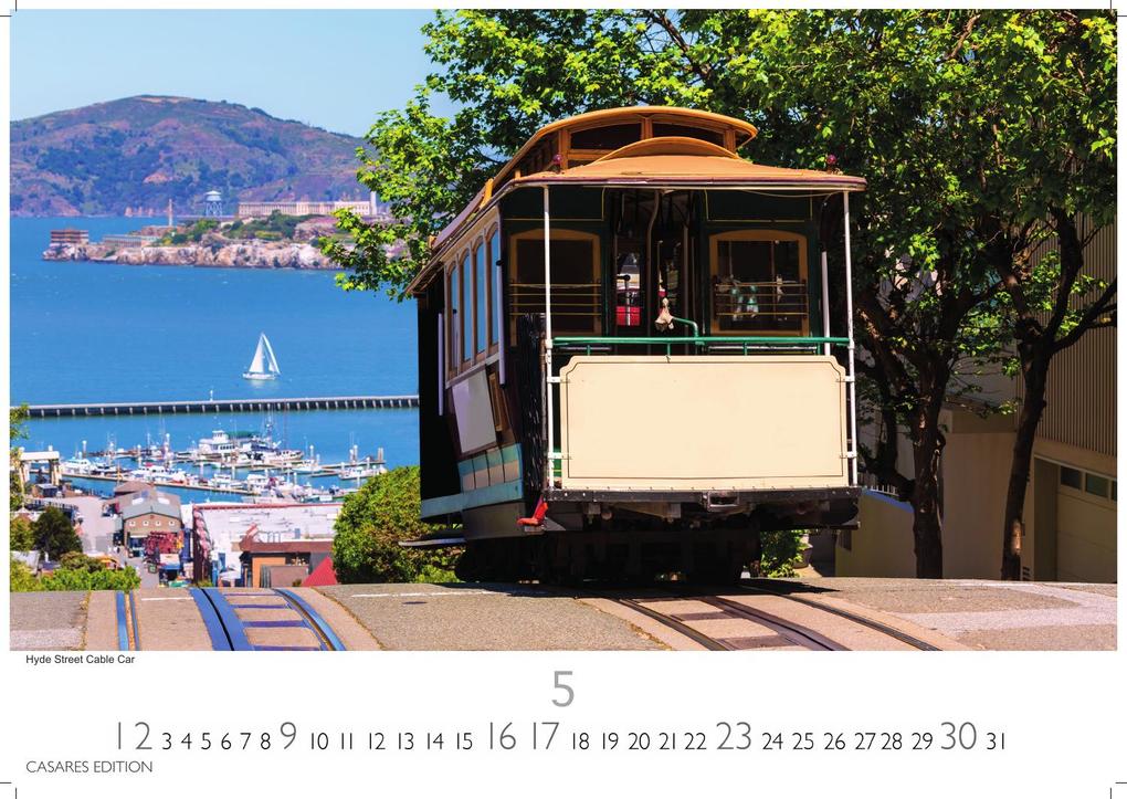 Weitere Ansicht: San Francisco Kalender 2027 - Wandkalender | Fotokalender Nordamerika 24x35cm - Golden Gate, Cable Cars & City Vibes als stilvolle Wanddeko für Fans der Westküste