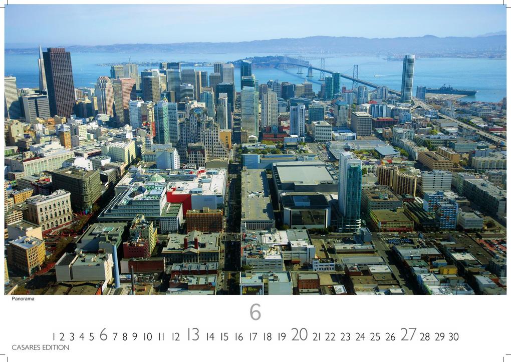 Weitere Ansicht: San Francisco Kalender 2027 - Wandkalender | Fotokalender Nordamerika 24x35cm - Golden Gate, Cable Cars & City Vibes als stilvolle Wanddeko für Fans der Westküste