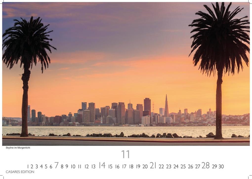 Weitere Ansicht: San Francisco Kalender 2027 - Wandkalender | Fotokalender Nordamerika 24x35cm - Golden Gate, Cable Cars & City Vibes als stilvolle Wanddeko für Fans der Westküste
