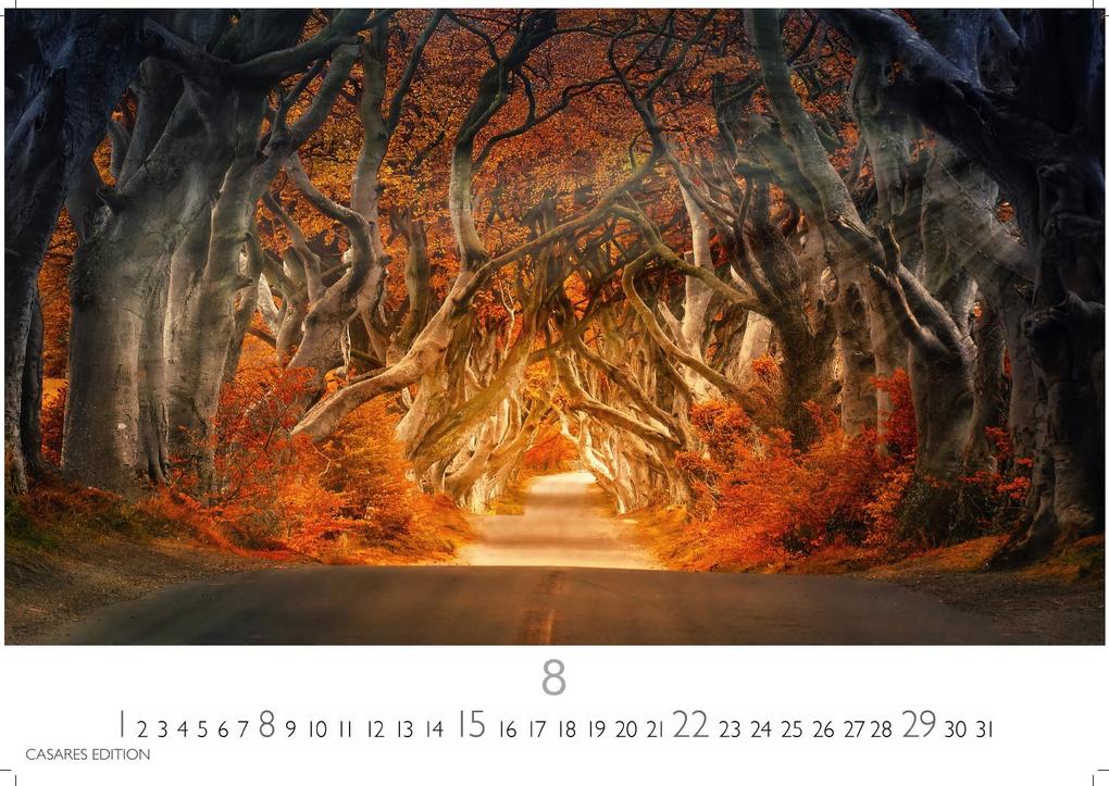 Weitere Ansicht: Indian Summer Kalender 2027 - Wandkalender | Fotokalender Nordamerika 35x50cm - Faszinierende Landschaften in Gold & Rot, perfekte Deko oder Geschenkidee