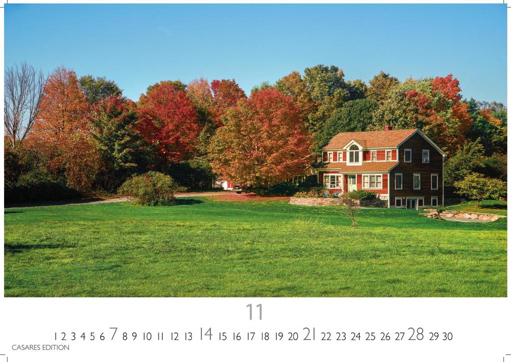 Weitere Ansicht: Indian Summer Kalender 2027 - Wandkalender | Fotokalender Nordamerika 35x50cm - Faszinierende Landschaften in Gold & Rot, perfekte Deko oder Geschenkidee