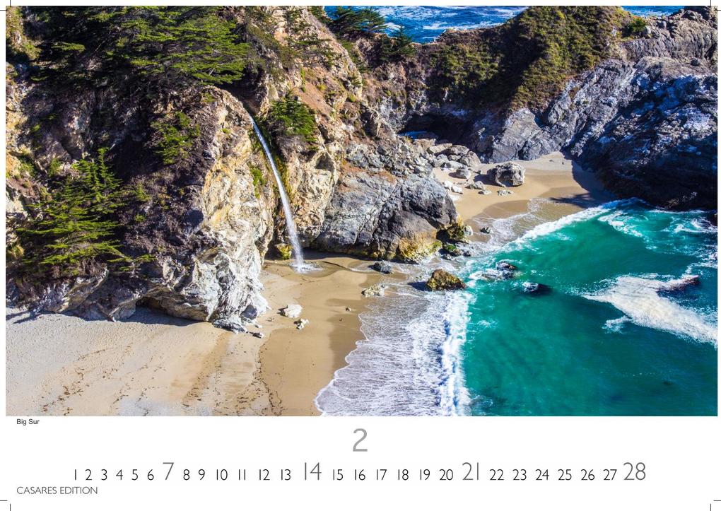 Weitere Ansicht: Kalifornien Kalender 2027 - Wandkalender | Fotokalender Nordamerika 35x50cm - Faszinierende Westküste mit ikonischen Motiven von Küste, Wüste und Metropolen