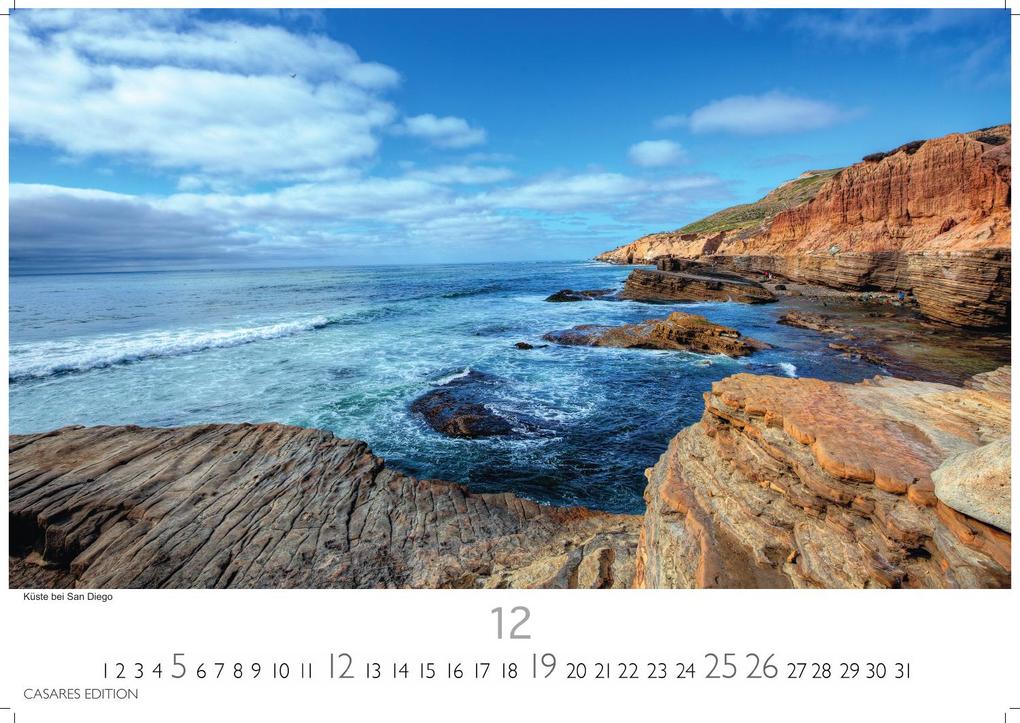 Weitere Ansicht: Kalifornien Kalender 2027 - Wandkalender | Fotokalender Nordamerika 35x50cm - Faszinierende Westküste mit ikonischen Motiven von Küste, Wüste und Metropolen