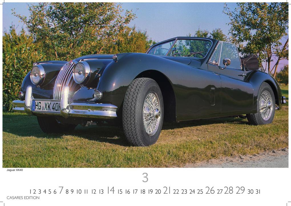 Weitere Ansicht: British Classic Cars Kalender 2027 - Wandkalender | Fotokalender Englische Oldtimer 35x50cm Großformat - Eleganz der Britischen Oldtimer