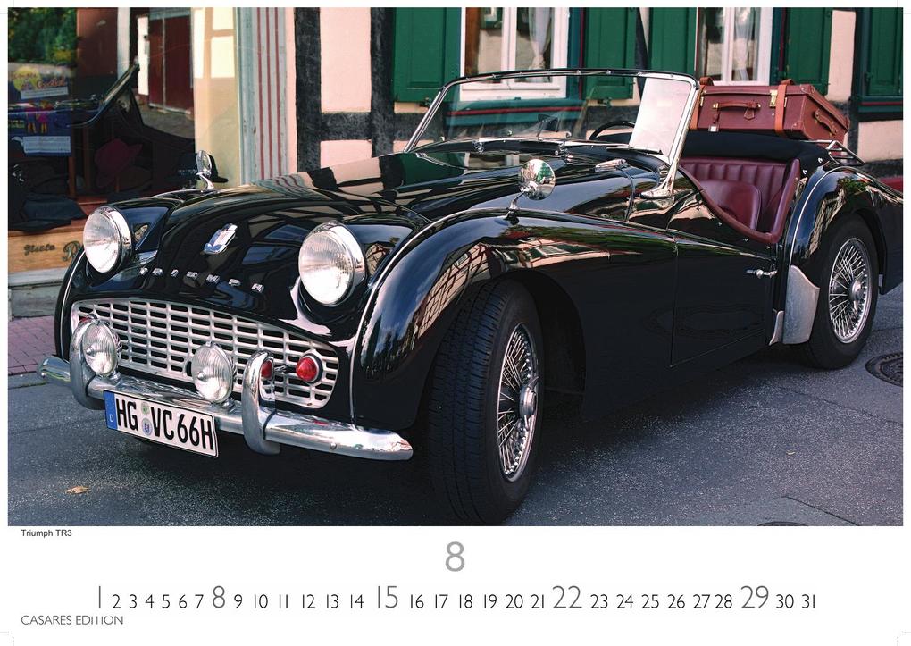 Weitere Ansicht: British Classic Cars Kalender 2027 - Wandkalender | Fotokalender Englische Oldtimer 35x50cm Großformat - Eleganz der Britischen Oldtimer