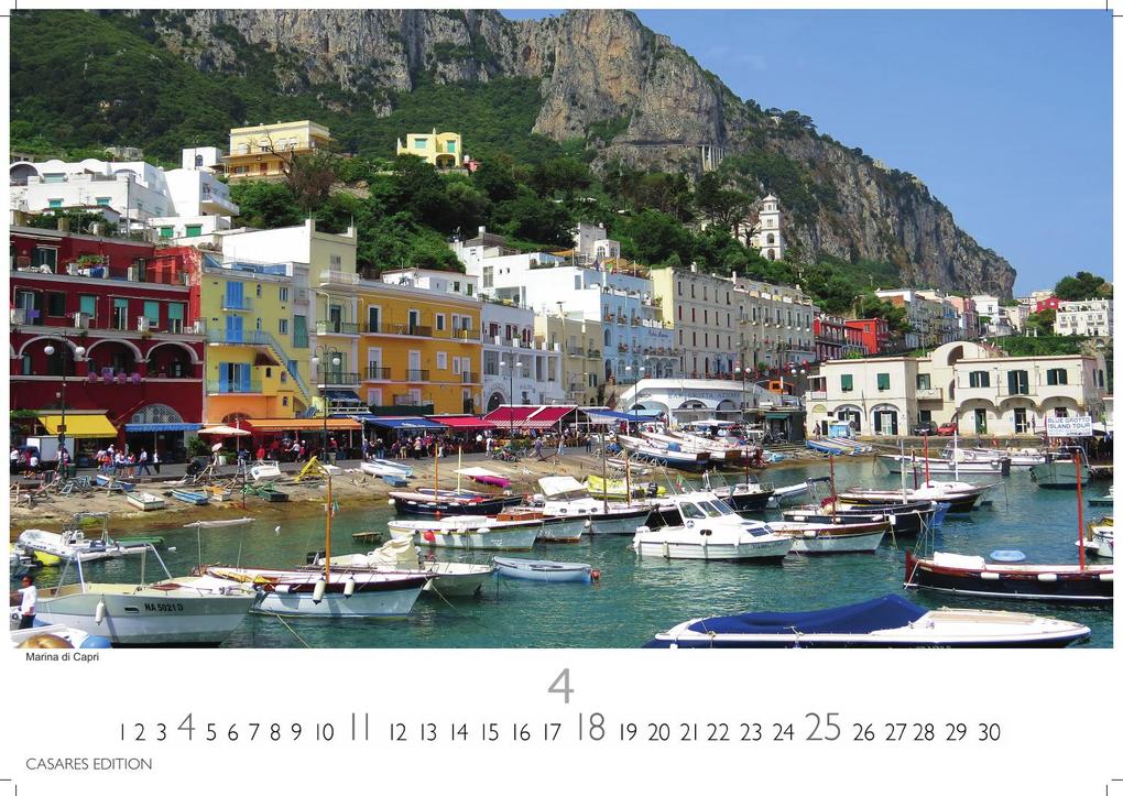 Weitere Ansicht: Golf von Neapel Kalender 2027 - Wandkalender | Fotokalender Italien 24x35 cm -. mit Capri, Ischia & Amalfi Küste
