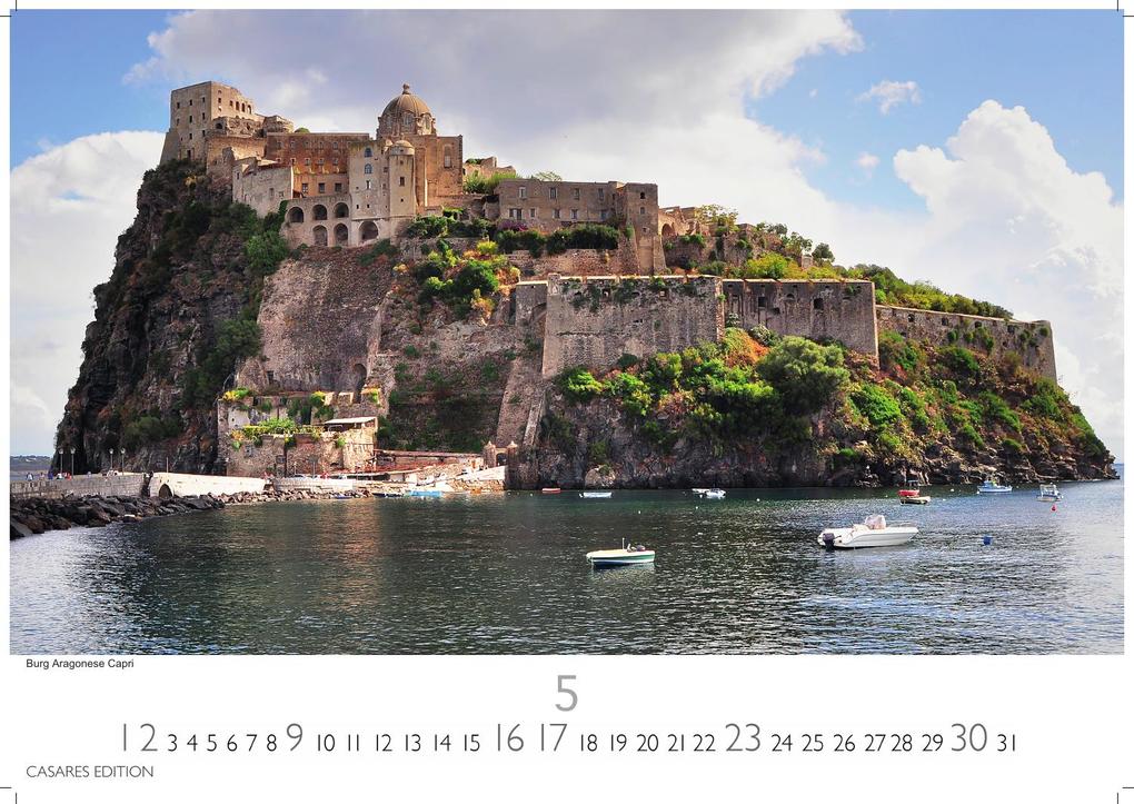 Weitere Ansicht: Golf von Neapel Kalender 2027 - Wandkalender | Fotokalender Italien 24x35 cm -. mit Capri, Ischia & Amalfi Küste