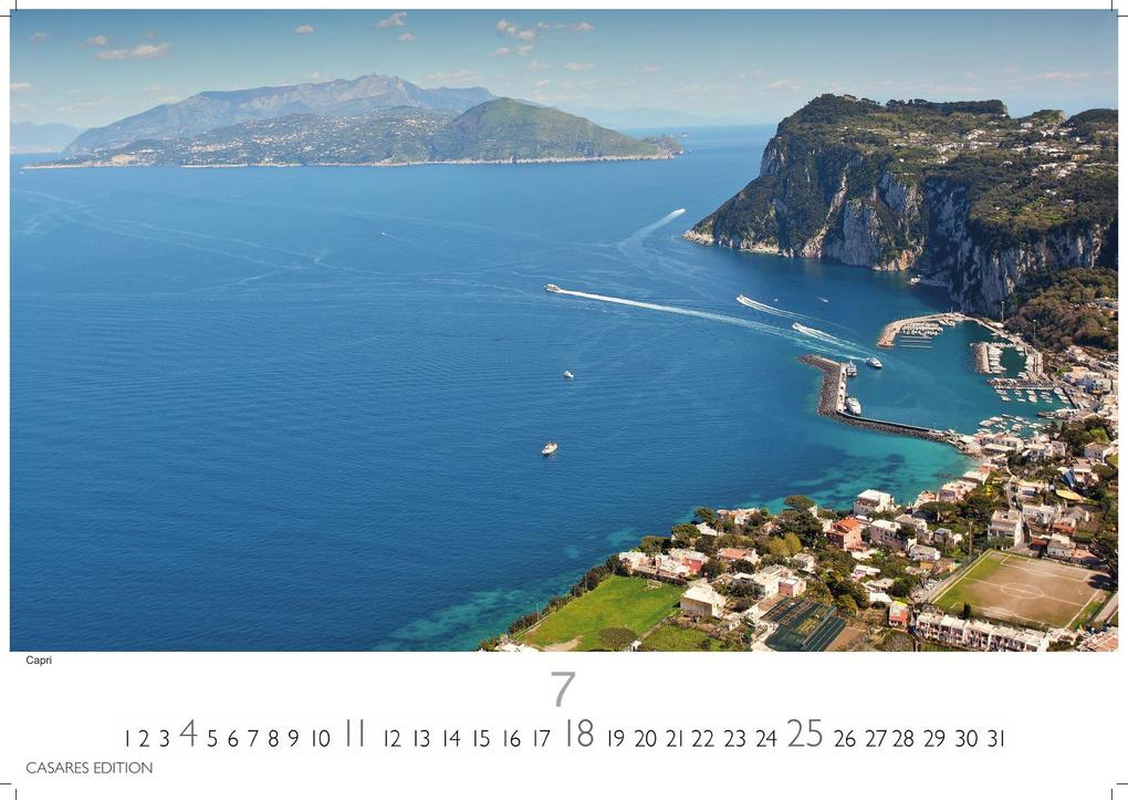 Weitere Ansicht: Golf von Neapel Kalender 2027 - Wandkalender | Fotokalender Italien 24x35 cm -. mit Capri, Ischia & Amalfi Küste