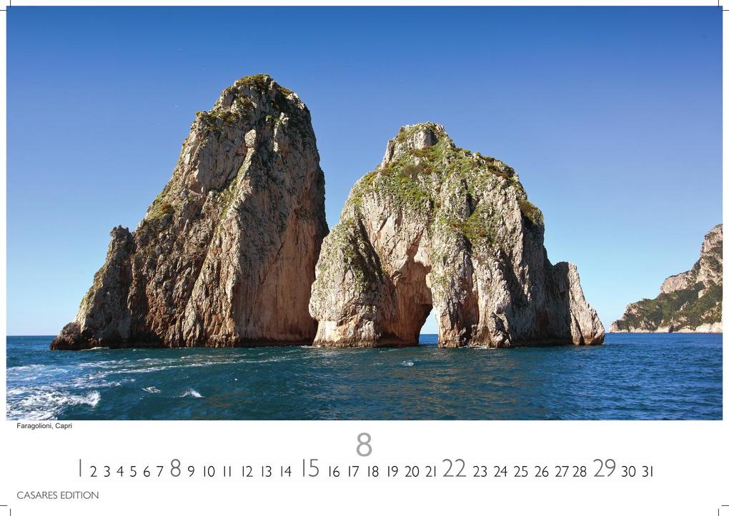 Weitere Ansicht: Golf von Neapel Kalender 2027 - Wandkalender | Fotokalender Italien 24x35 cm -. mit Capri, Ischia & Amalfi Küste