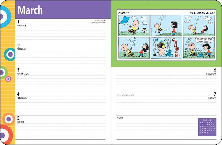 Weitere Ansicht: Peanuts Diary - Peanuts Terminkalender 2027 | McMeel Andrews