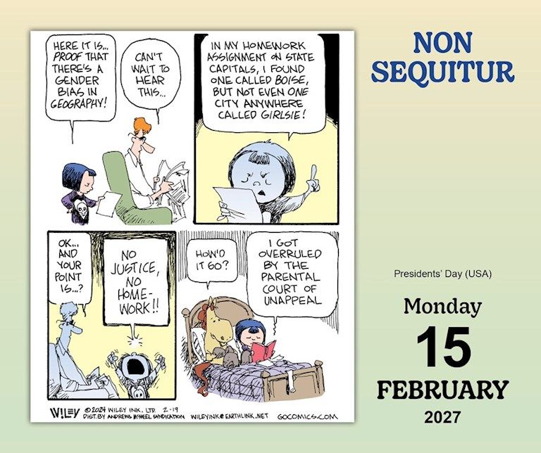 Weitere Ansicht: Non Sequitur 2027 | Wiley Miller, McMeel Andrews