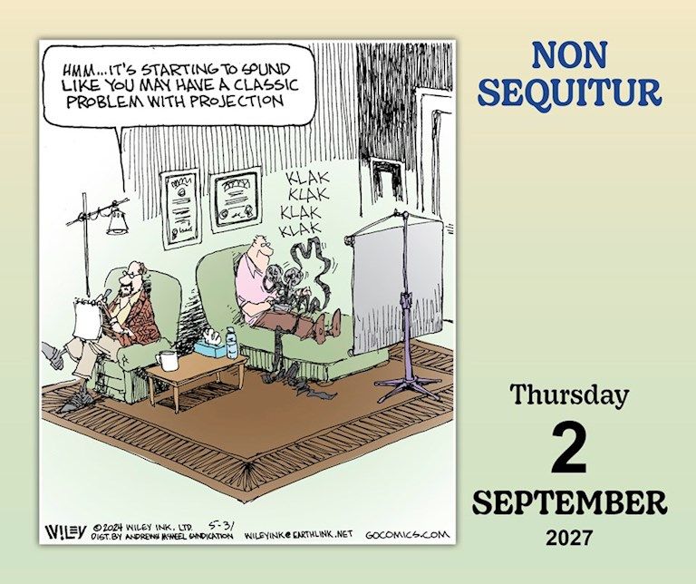 Weitere Ansicht: Non Sequitur 2027 | Wiley Miller, McMeel Andrews