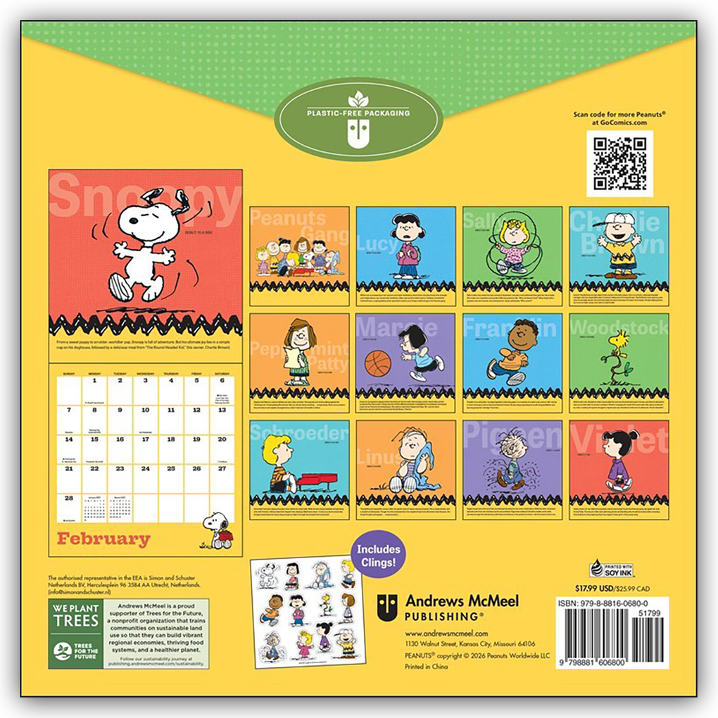 Weitere Ansicht: Peanuts 2027 - Wandkalender | McMeel Andrews