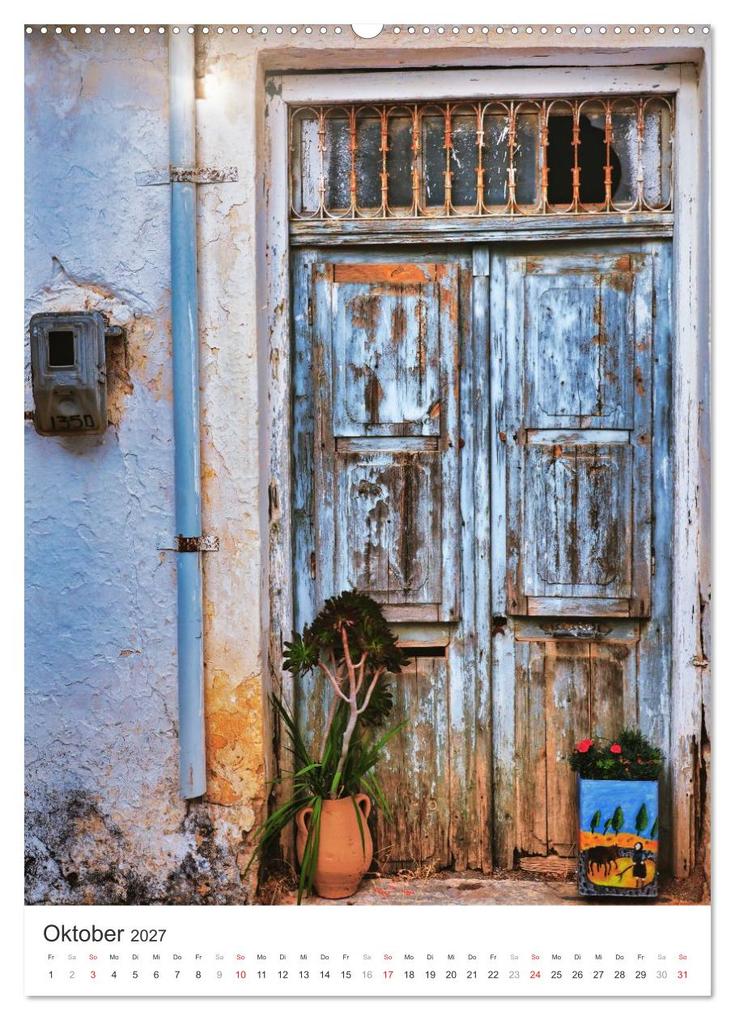 Weitere Ansicht: Kreta, deine Türen (hochwertiger Premium Wandkalender 2027 DIN A2 hoch), Kunstdruck in Hochglanz | Calvendo, Tobias Schick