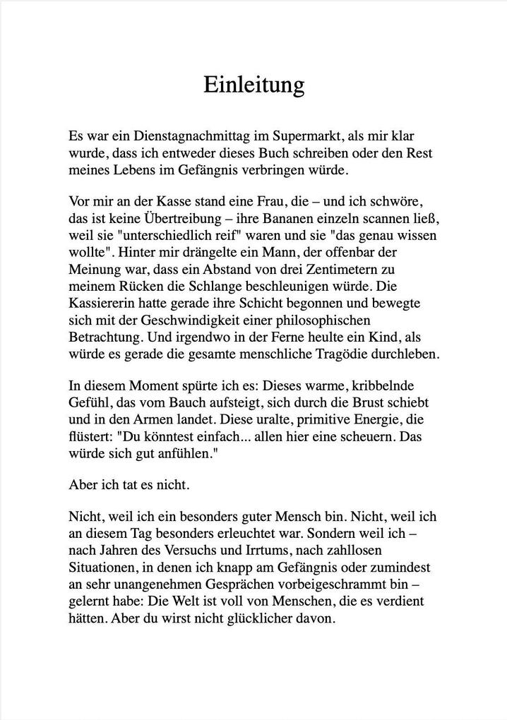 Weitere Ansicht: ZEN UND DIE KUNST, DEN LEUTEN NICHT AUF DIE SCHNAUZE ZU HAUEN | Maximilian Ruhe