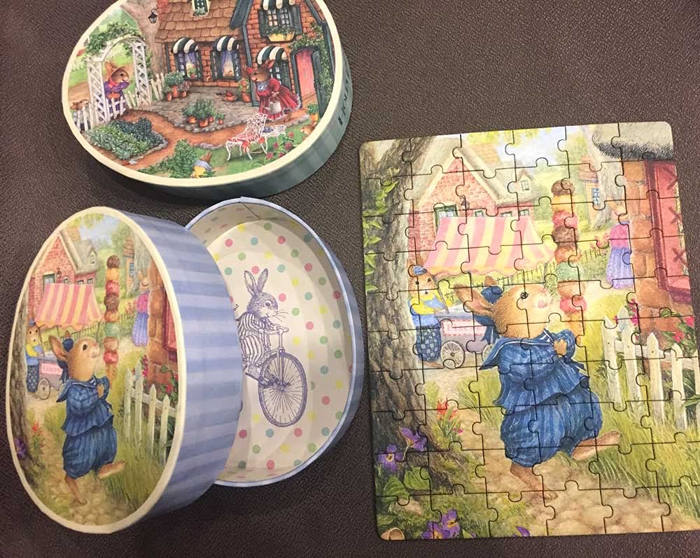 Weitere Ansicht: Ei-Puzzle Osterhase