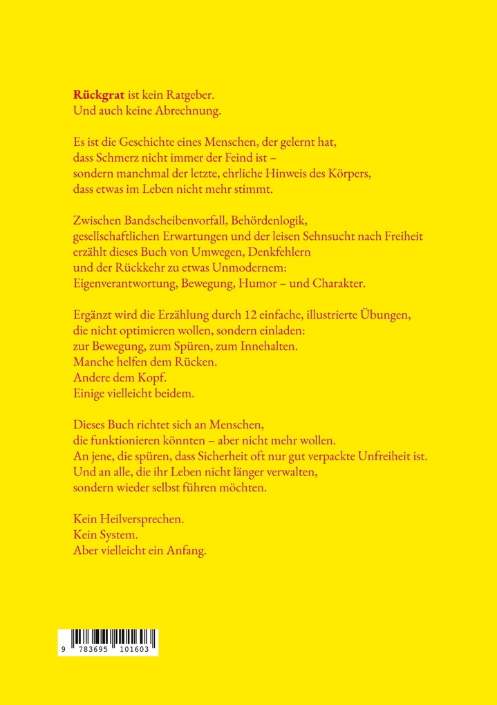 Weitere Ansicht: Rückgrat | Til Adrian Zwanzig