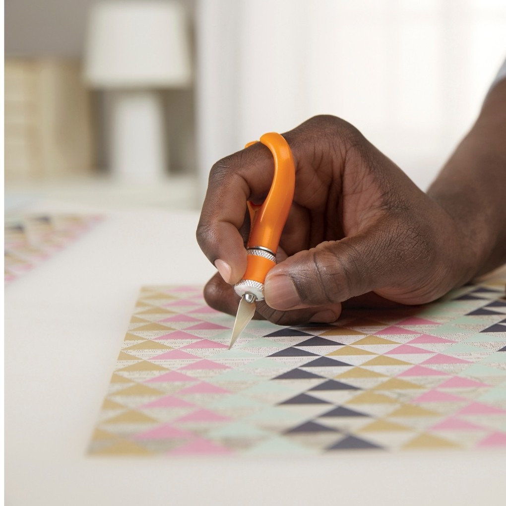 Weitere Ansicht: Fiskars Drehbastelmesser Finger - Drehbastelmesser mit SoftgripÖ