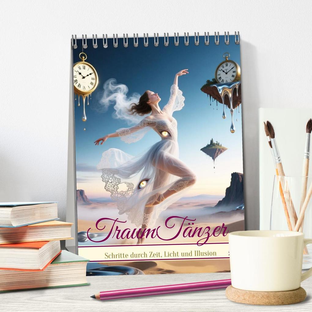 Weitere Ansicht: TraumTänzer - Schritte durch Zeit, Licht und Illusion (Tischkalender 2027 DIN A5 hoch), CALVENDO Monatskalender | Calvendo, Martina Marten