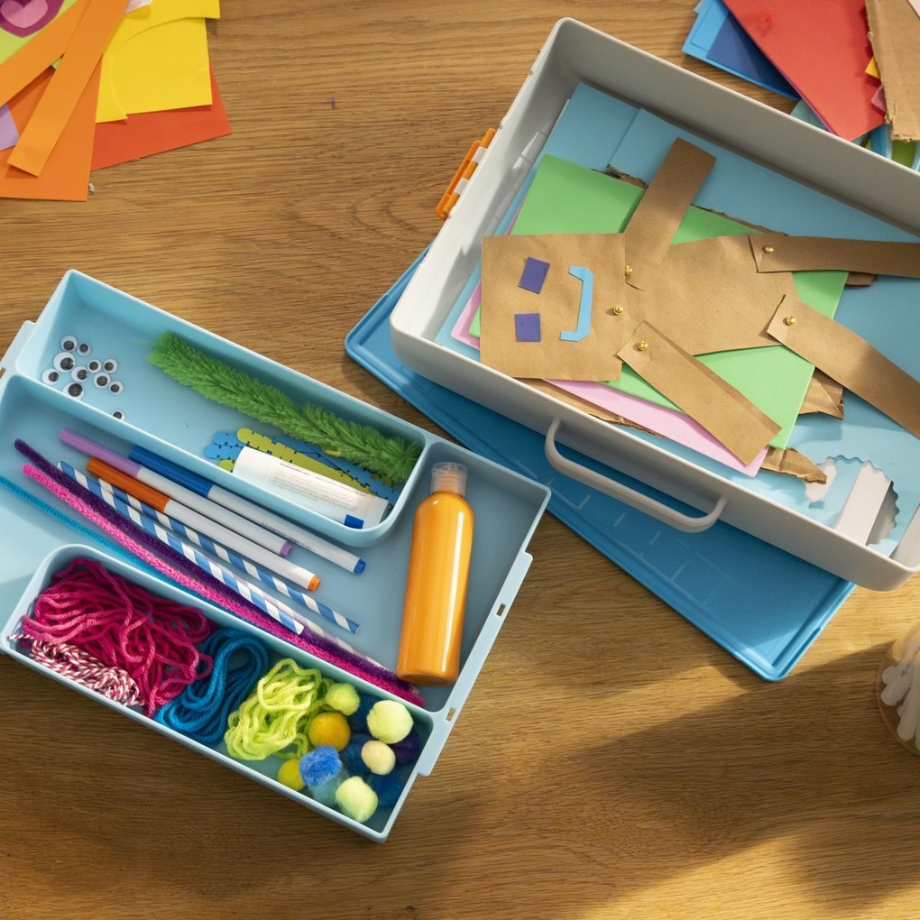 Weitere Ansicht: Fiskars Bastelutensilien für Kinder Kreativ-Toolbox