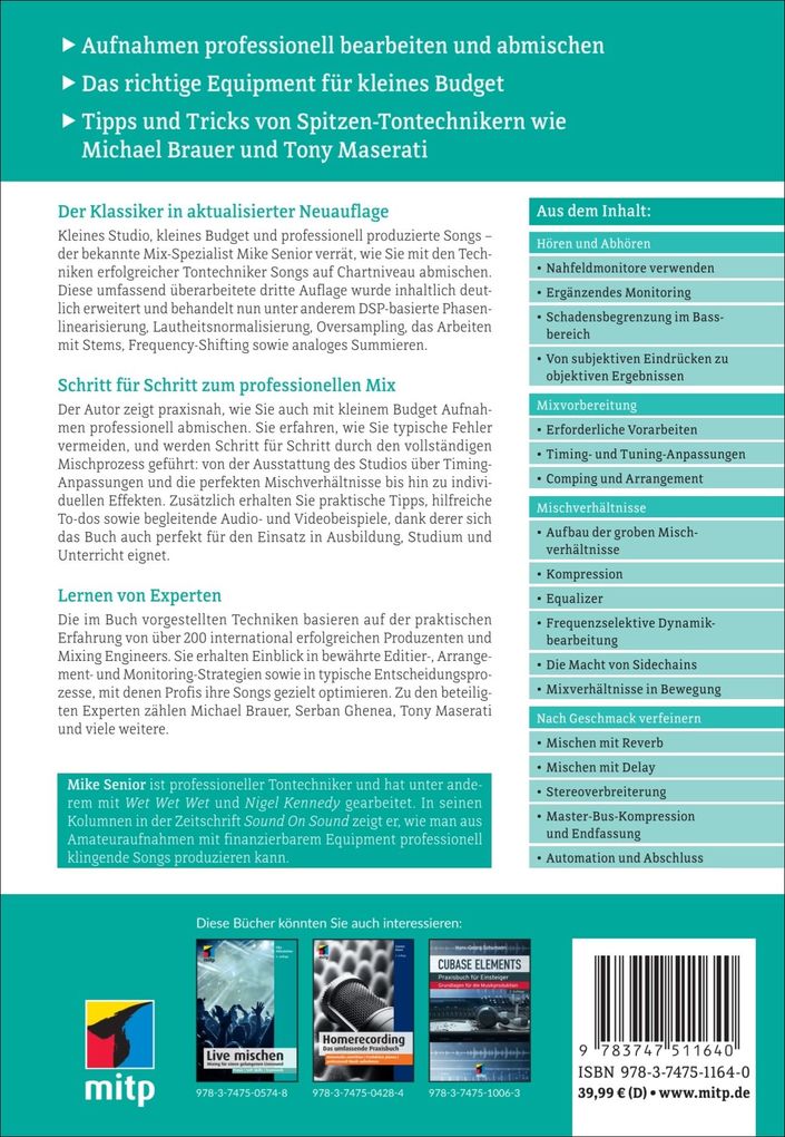 Weitere Ansicht: Mixing Secrets | Mike Senior