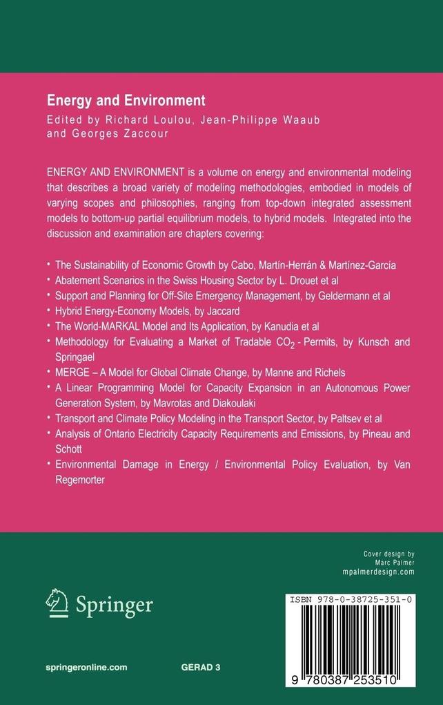 Weitere Ansicht: Energy and Environment