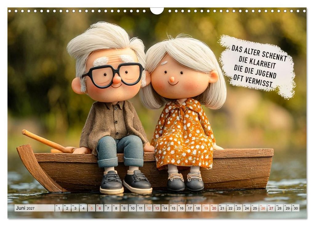 Weitere Ansicht: Oma und Opa - Sprüche über das Alter (Wandkalender 2027 DIN A3 quer), CALVENDO Monatskalender | Calvendo, Dirk Meutzner