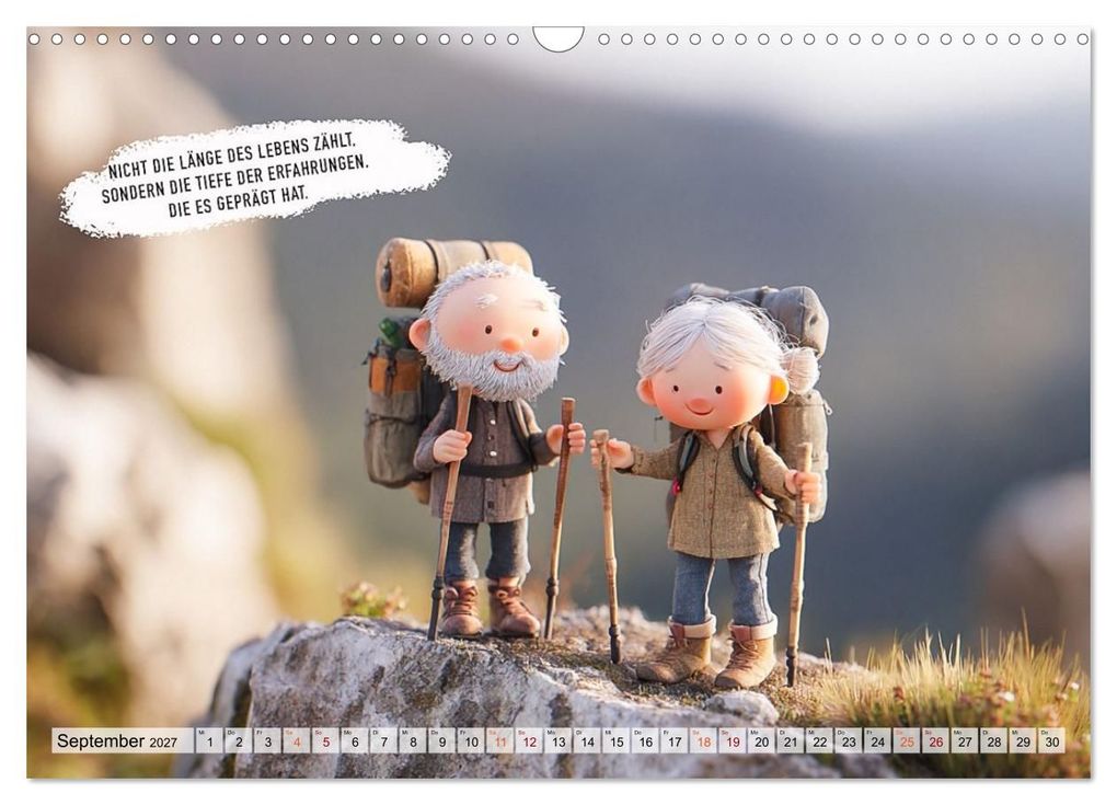 Weitere Ansicht: Oma und Opa - Sprüche über das Alter (Wandkalender 2027 DIN A3 quer), CALVENDO Monatskalender | Calvendo, Dirk Meutzner