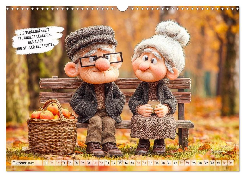 Weitere Ansicht: Oma und Opa - Sprüche über das Alter (Wandkalender 2027 DIN A3 quer), CALVENDO Monatskalender | Calvendo, Dirk Meutzner