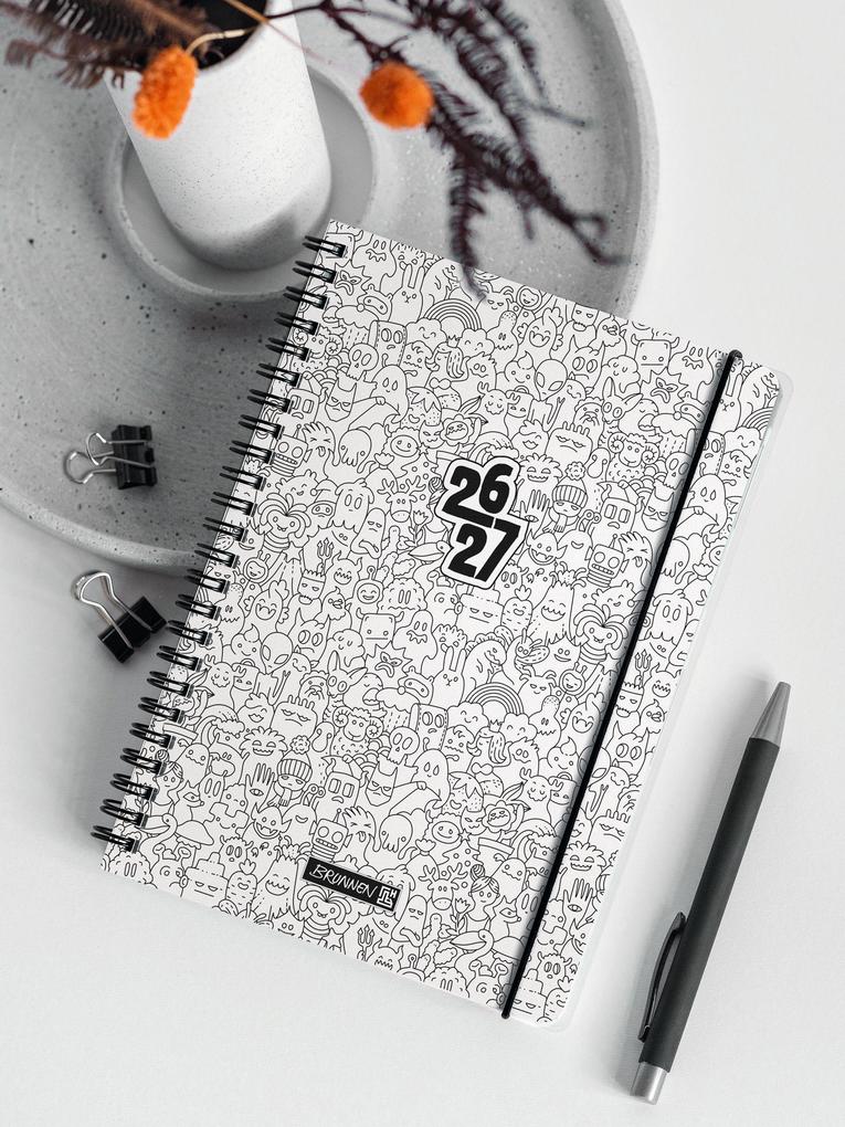 Weitere Ansicht: Schülerkalender 2026/2027 "ZENart" | A5, Kunststoff