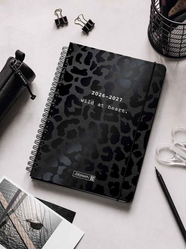 Weitere Ansicht: Schülerkalender 2026/2027 "BLACK" | A5, Papier