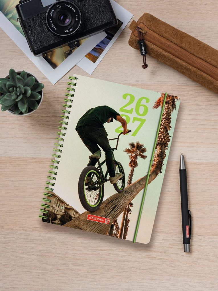 Weitere Ansicht: Schülerkalender 2026/2027 "Freestyle" | A6, Kunststoff