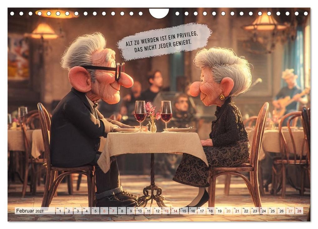 Weitere Ansicht: Oma und Opa - Sprüche über das Alter (Wandkalender 2027 DIN A4 quer), CALVENDO Monatskalender | Calvendo, Dirk Meutzner
